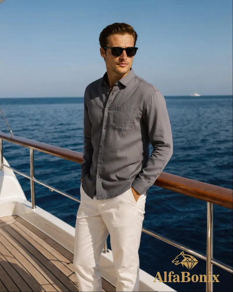 Cape Town - 100% Linen Shirt