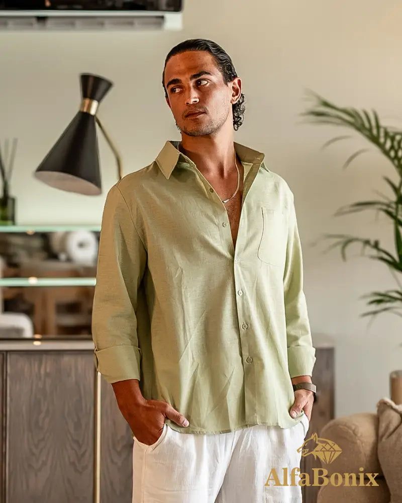 Cape Town - 100% Linen Shirt