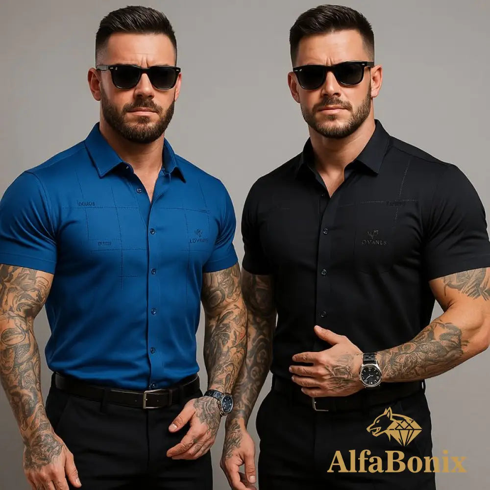 Camisa Masculina Alfa Loeveder - Compre 1 leve 2 [PROMOÇÃO] Promoção Camisa Alfa Loeveder - Compre 1 leve 2