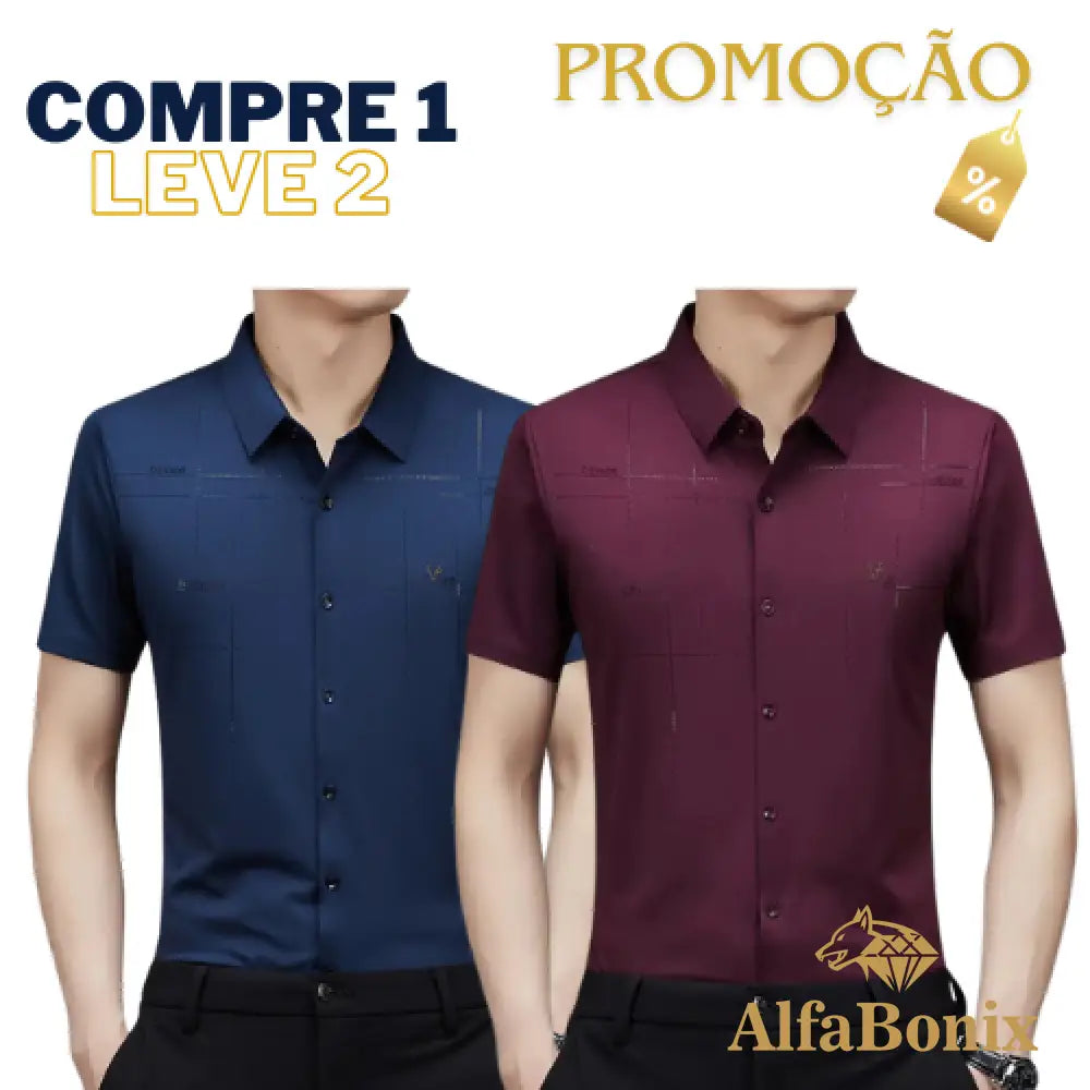 Promoção Camisa Alfa Loeveder - Compre 1 leve 2 Camisa Alfa Level Up