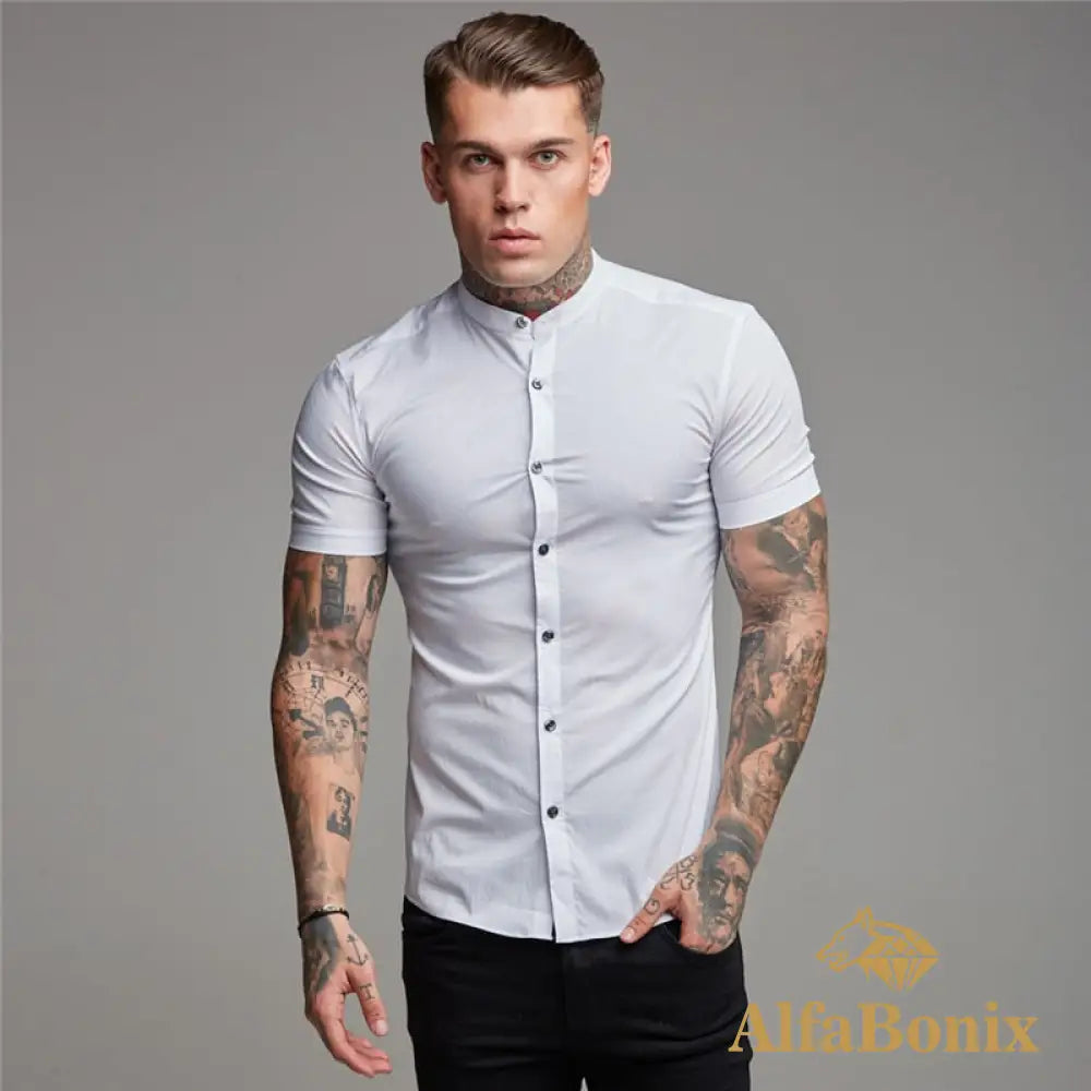 Camisa Masculina Slim Fit