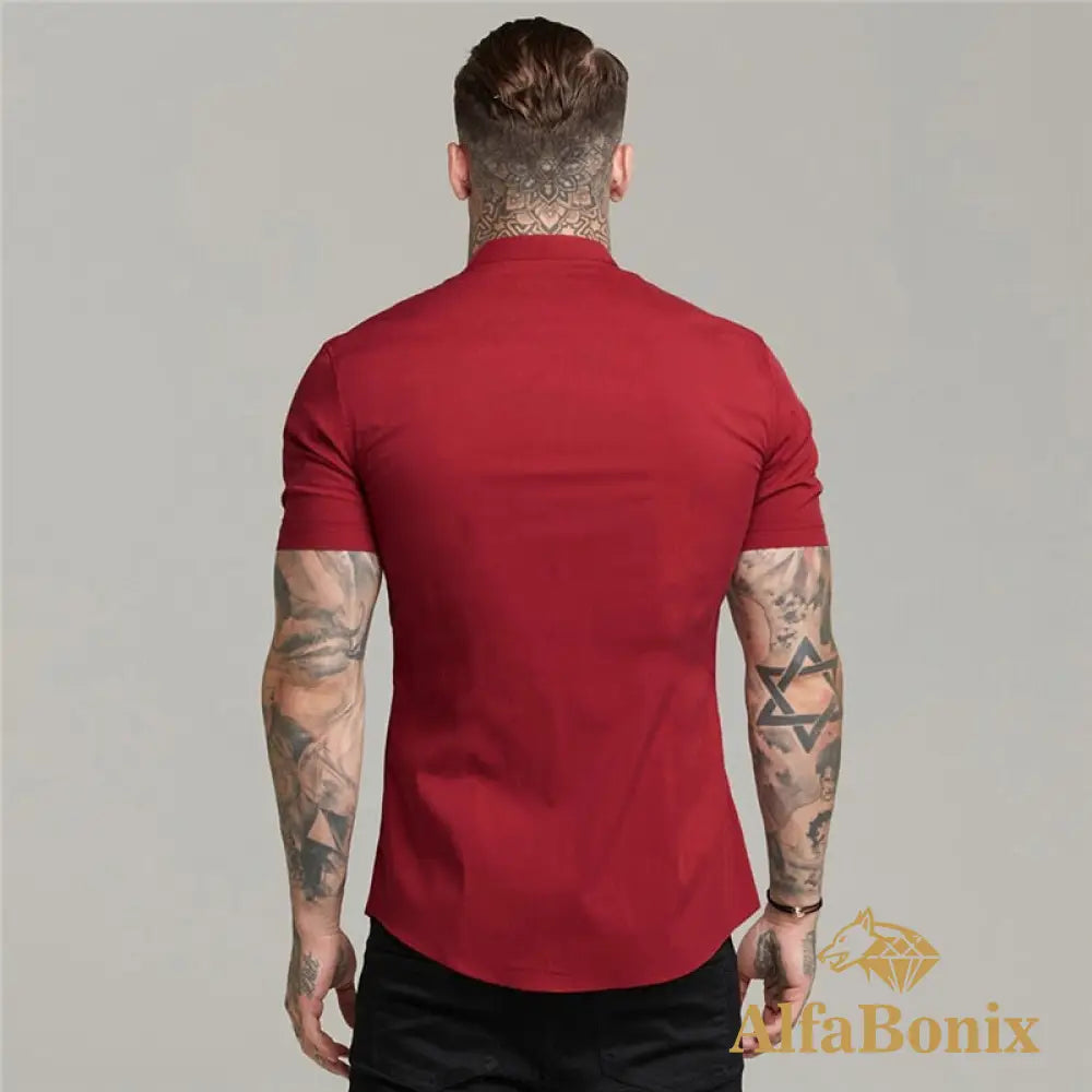 Camisa Masculina Slim Fit