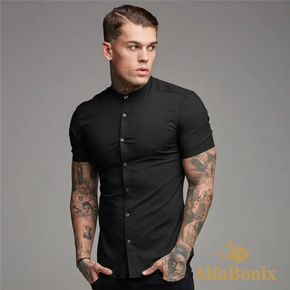 Camisa Masculina Slim Fit