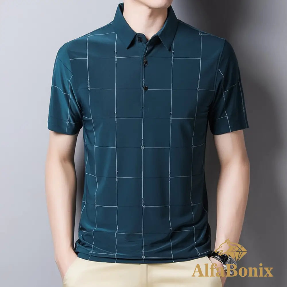 Camisa Polo Alba Verde Escuro / P