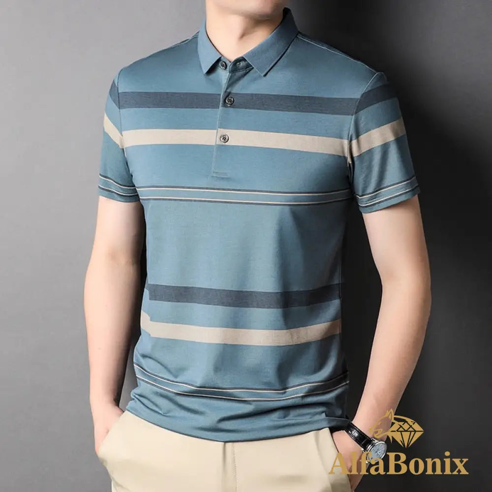 Camisa Polo Alvaro Azul / P