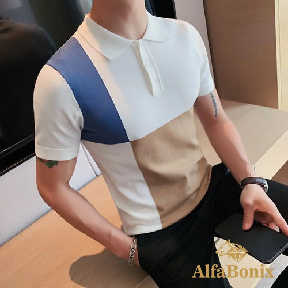 Camisa Polo Slash Branco / P