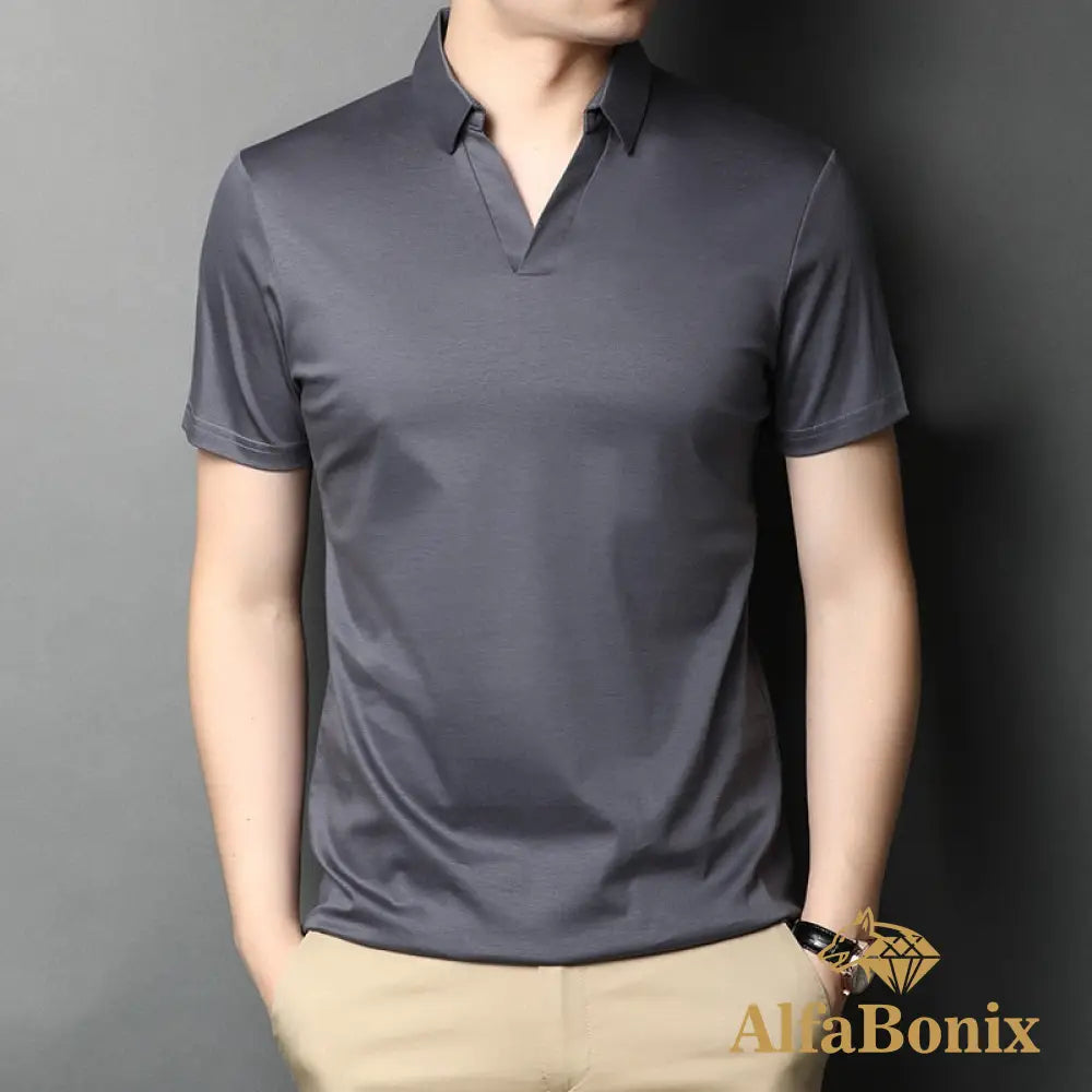 Camisa Polo Adrenn Cinza / P