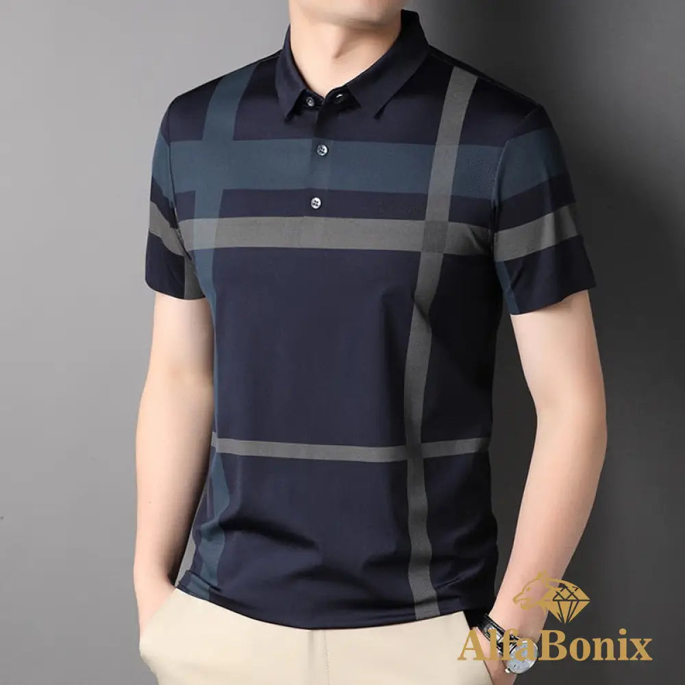 Camisa Polo Roman Azul Marinho / P