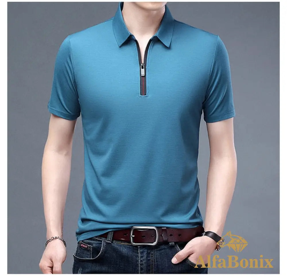 Camisa Polo Brookfield Azul / P