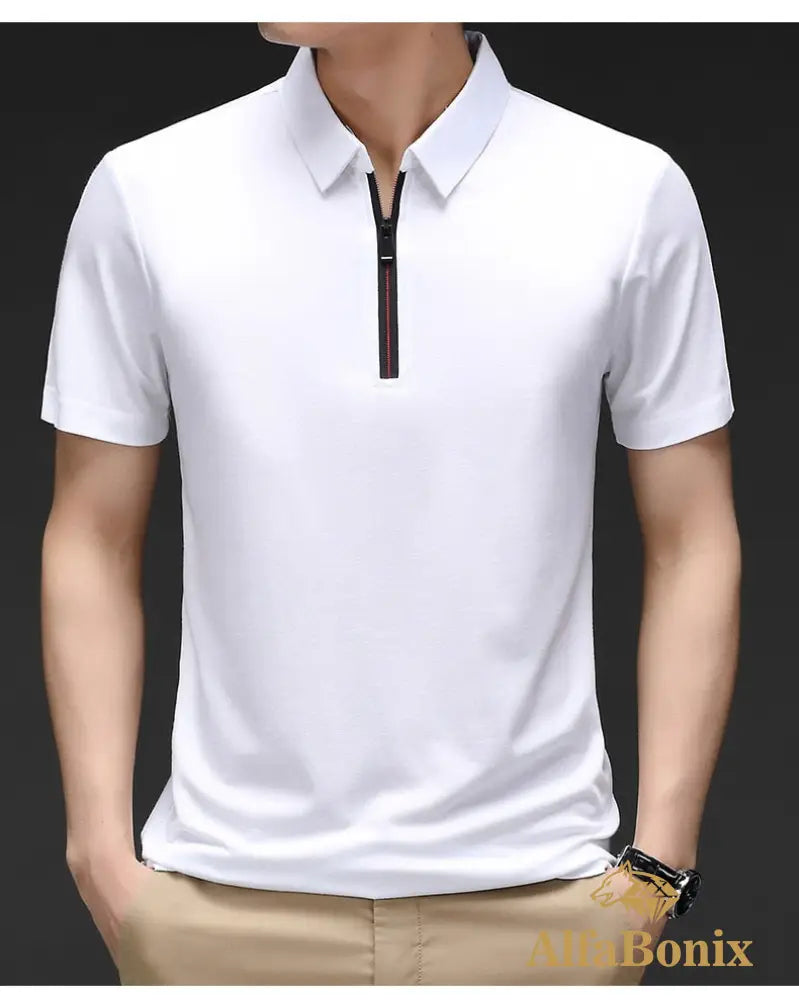 Camisa Polo Brookfield Branco / P