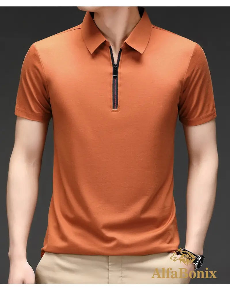 Camisa Polo Brookfield Laranja / P