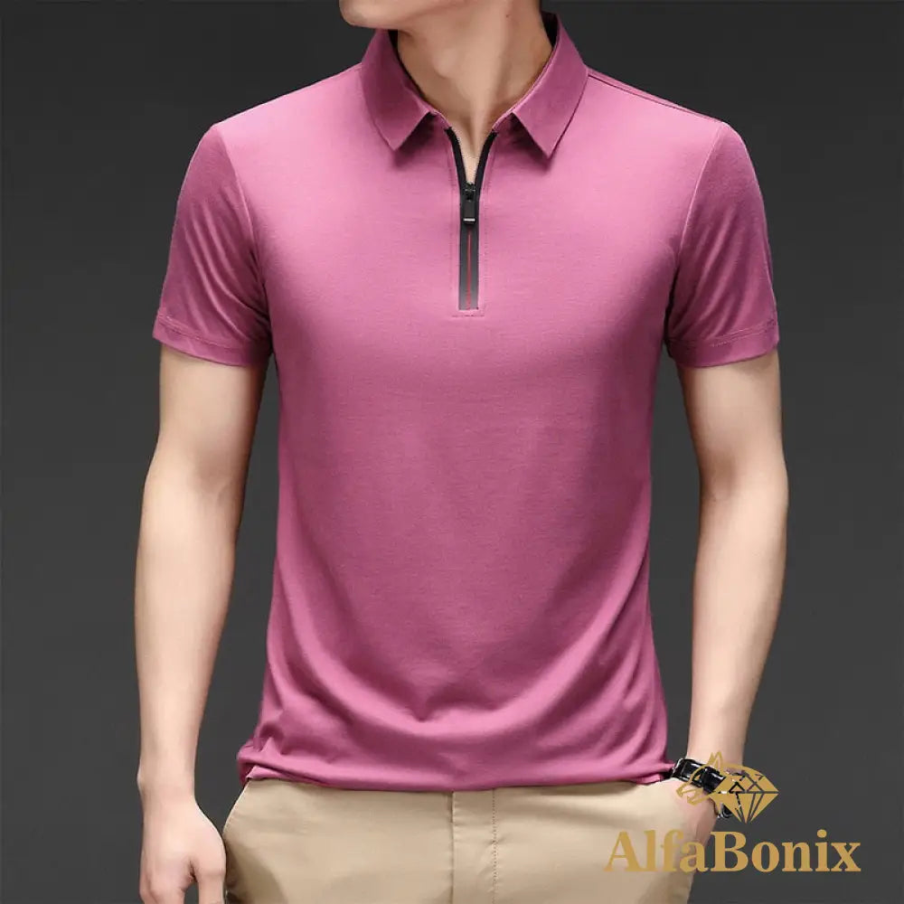 Camisa Polo Brookfield Rosa / P