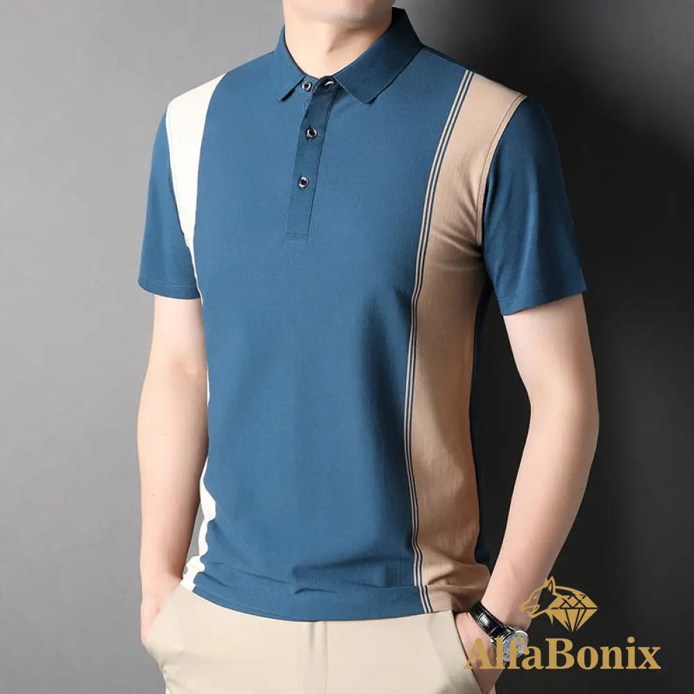 Camisa Polo Bono Azul / P