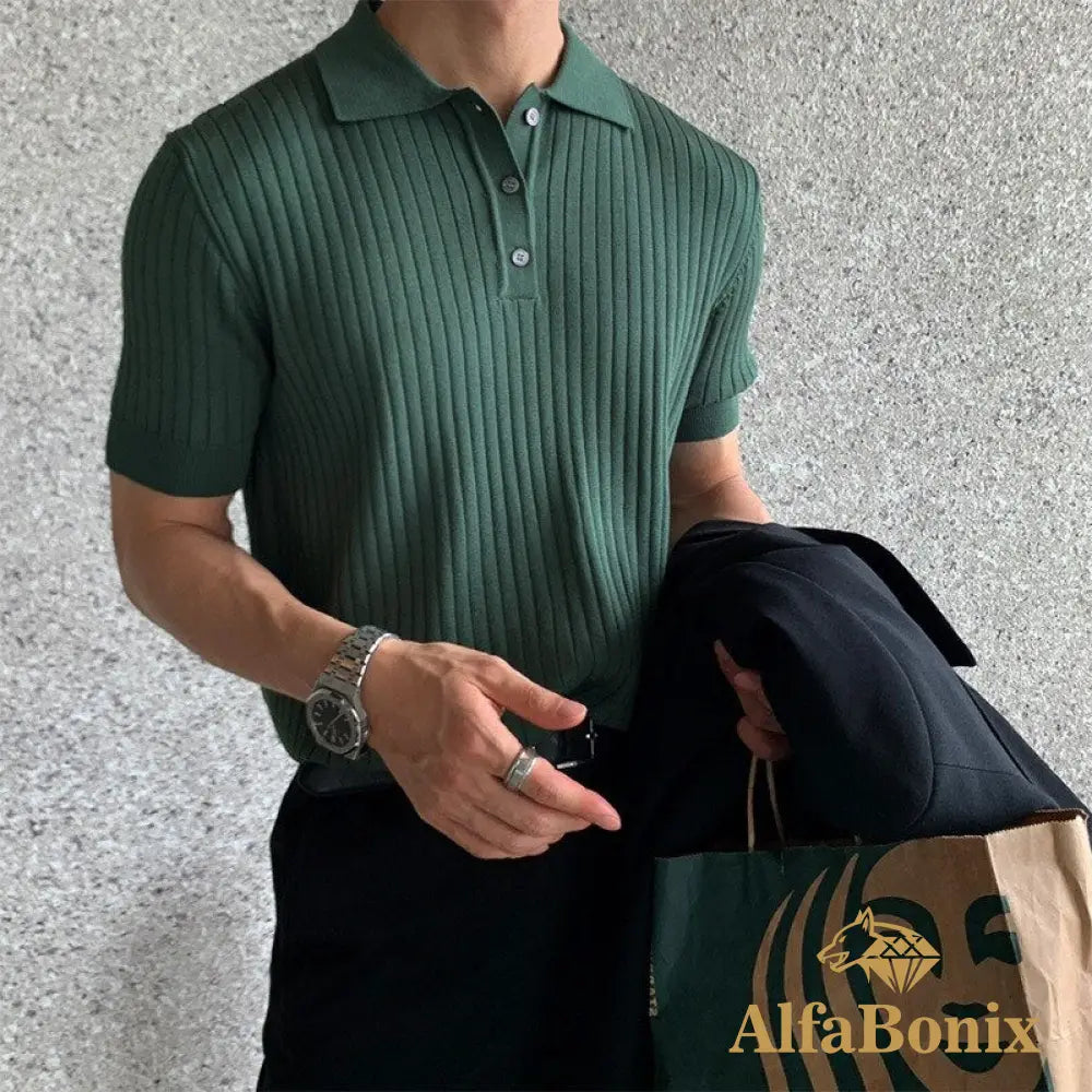 Camisa Polo Samicce Tricot® S034 Verde / Pp