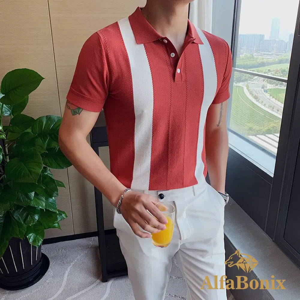 Camisa Polo Samicce Tricot® S068 Vermelho / Pp