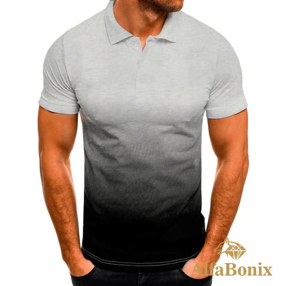 Camisa Polo Fade Cinza / Pp