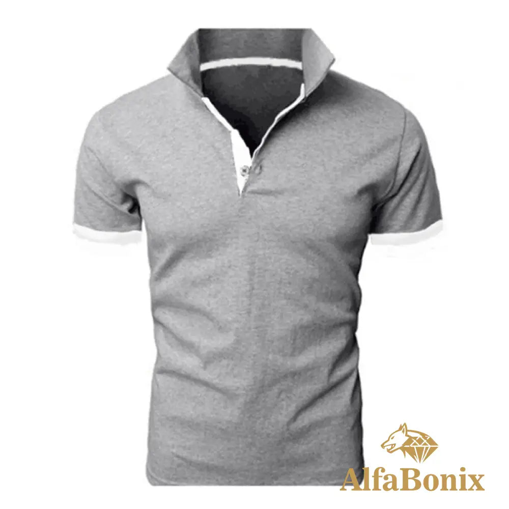 Camisa Polo Raff Cinza / Pp