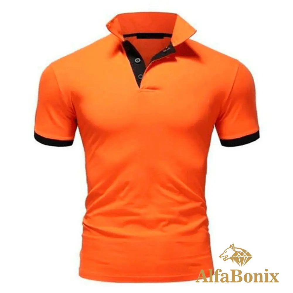 Camisa Polo Raff Laranja / Pp