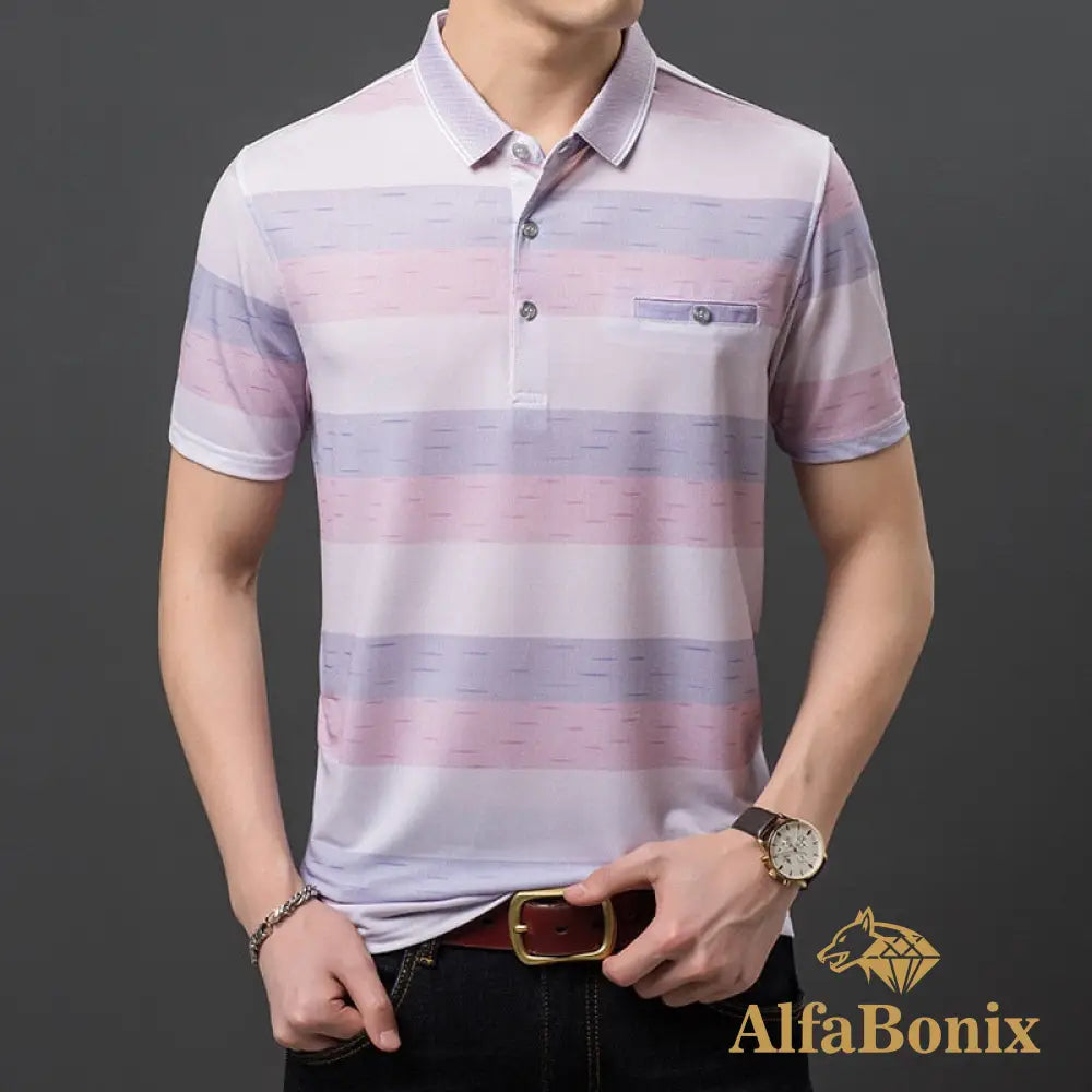 Camisa Polo Hector Rose/Listra / P