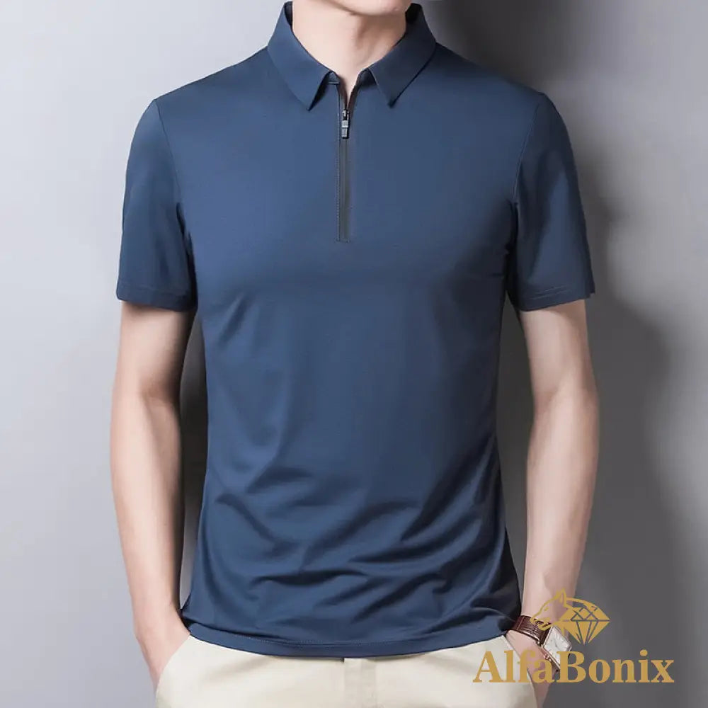 Camisa Polo Henderson Azul / P