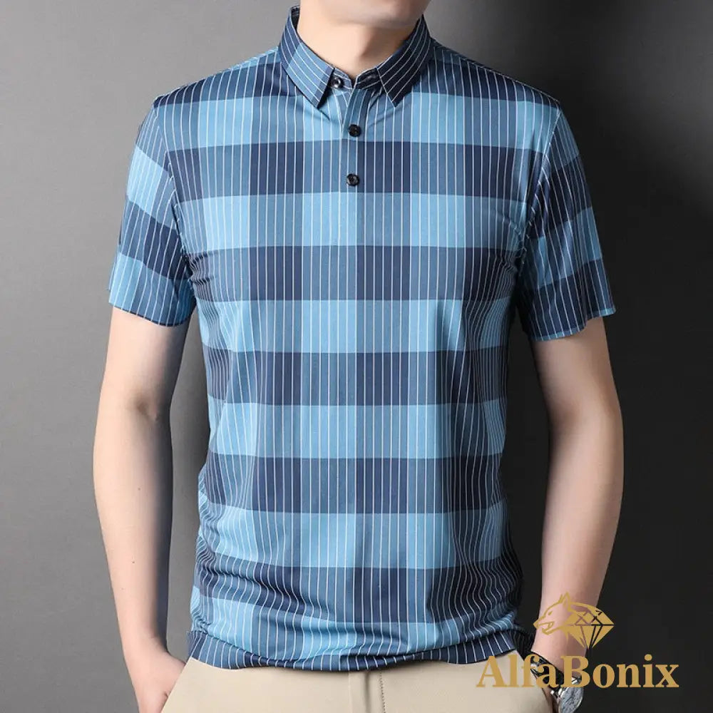 Camisa Polo Raul Azul / P