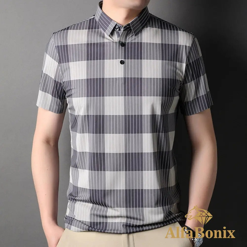 Camisa Polo Raul Cinza / P