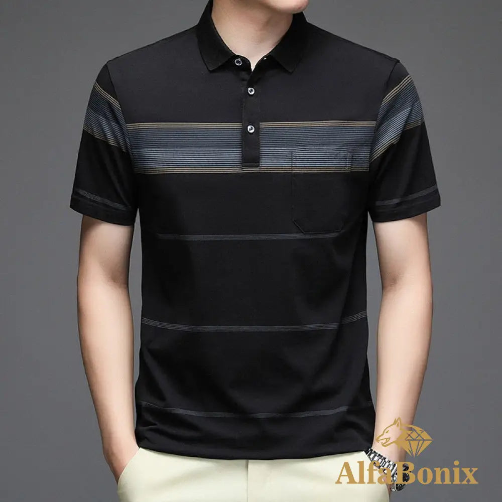 Camisa Polo Louis Preto / P