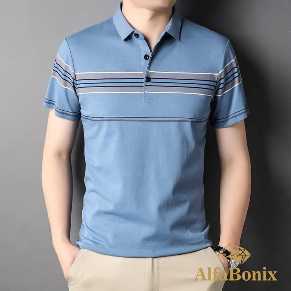 Camisa Polo Mael Azul / P