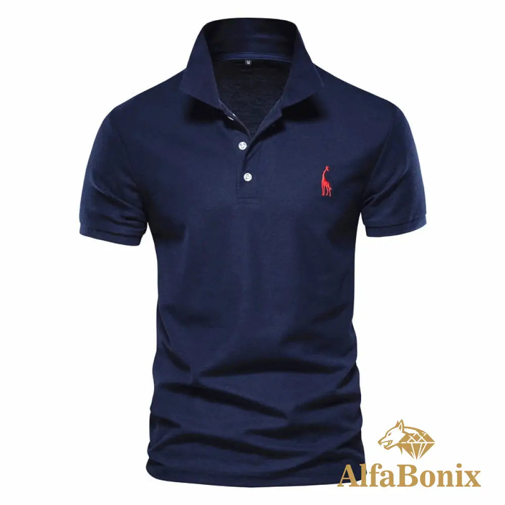 Camisa Polo Malmo Azul Marinho / P