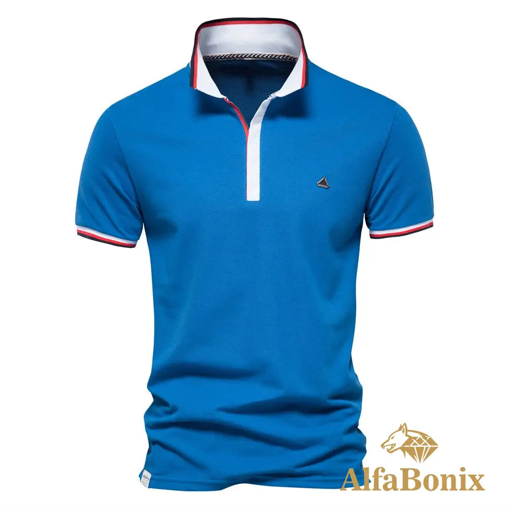 Camisa Polo Napoles Azul / P