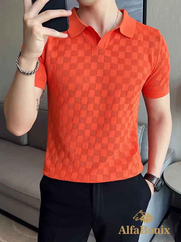 Camisa Polo Orion Laranja / P