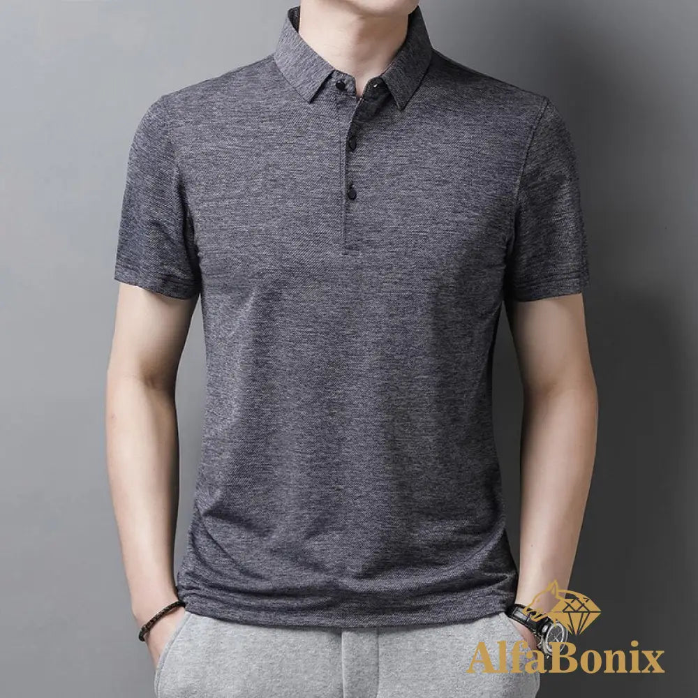 Camisa Polo Ragu Cinza / P
