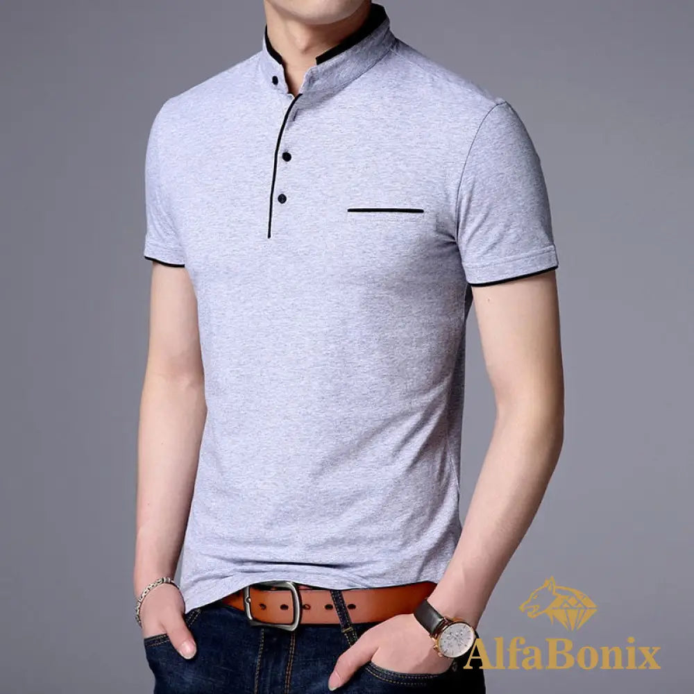 Camisa Polo Seatle Cinza / Pp