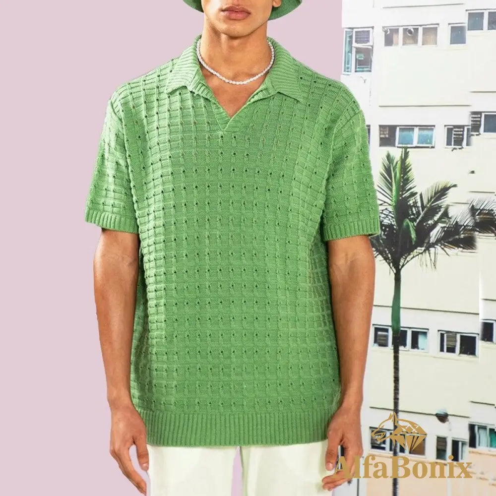 Camisa Polo Samicce Tricot® S061 Verde / P