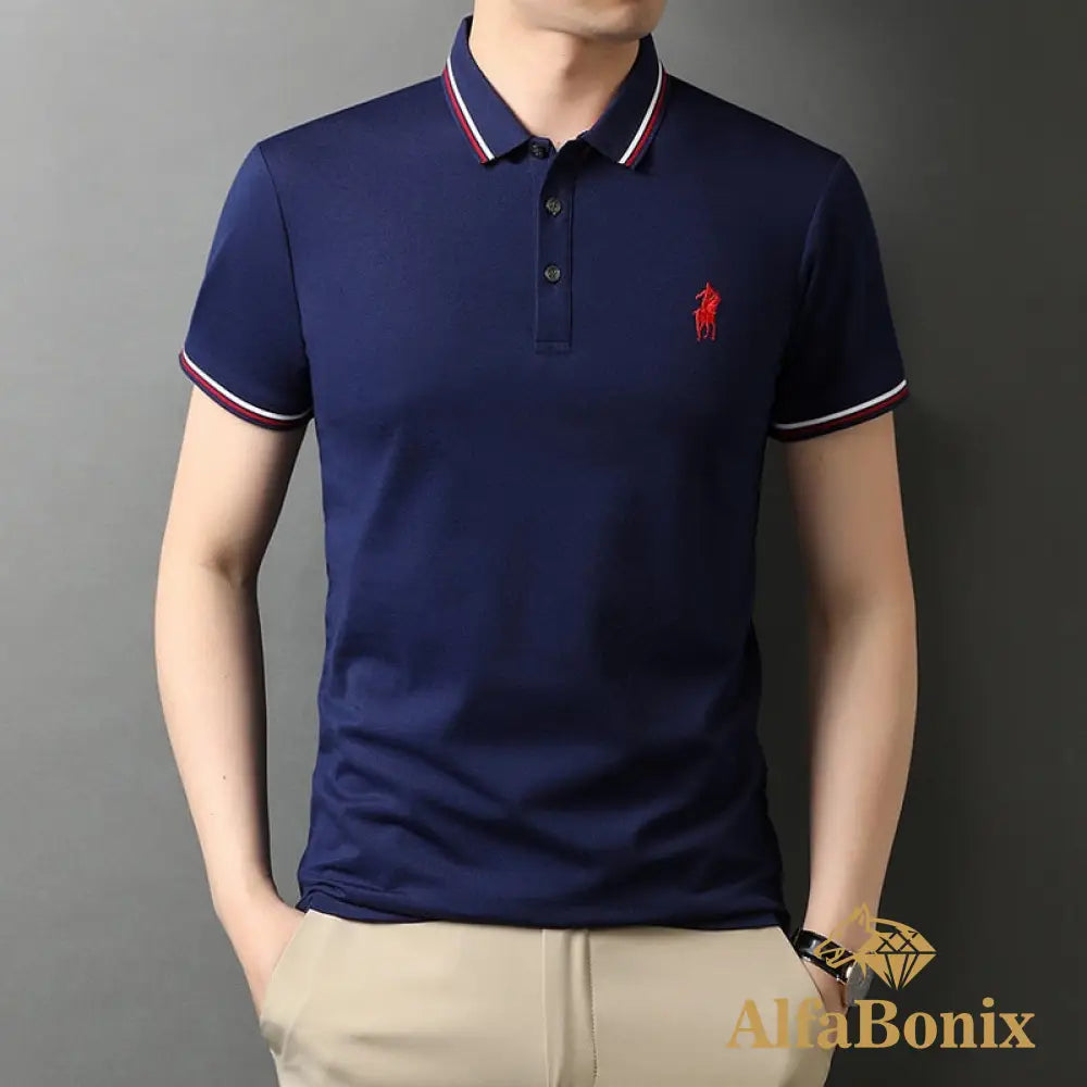 Camisa Polo Redmond Azul Marinho / P