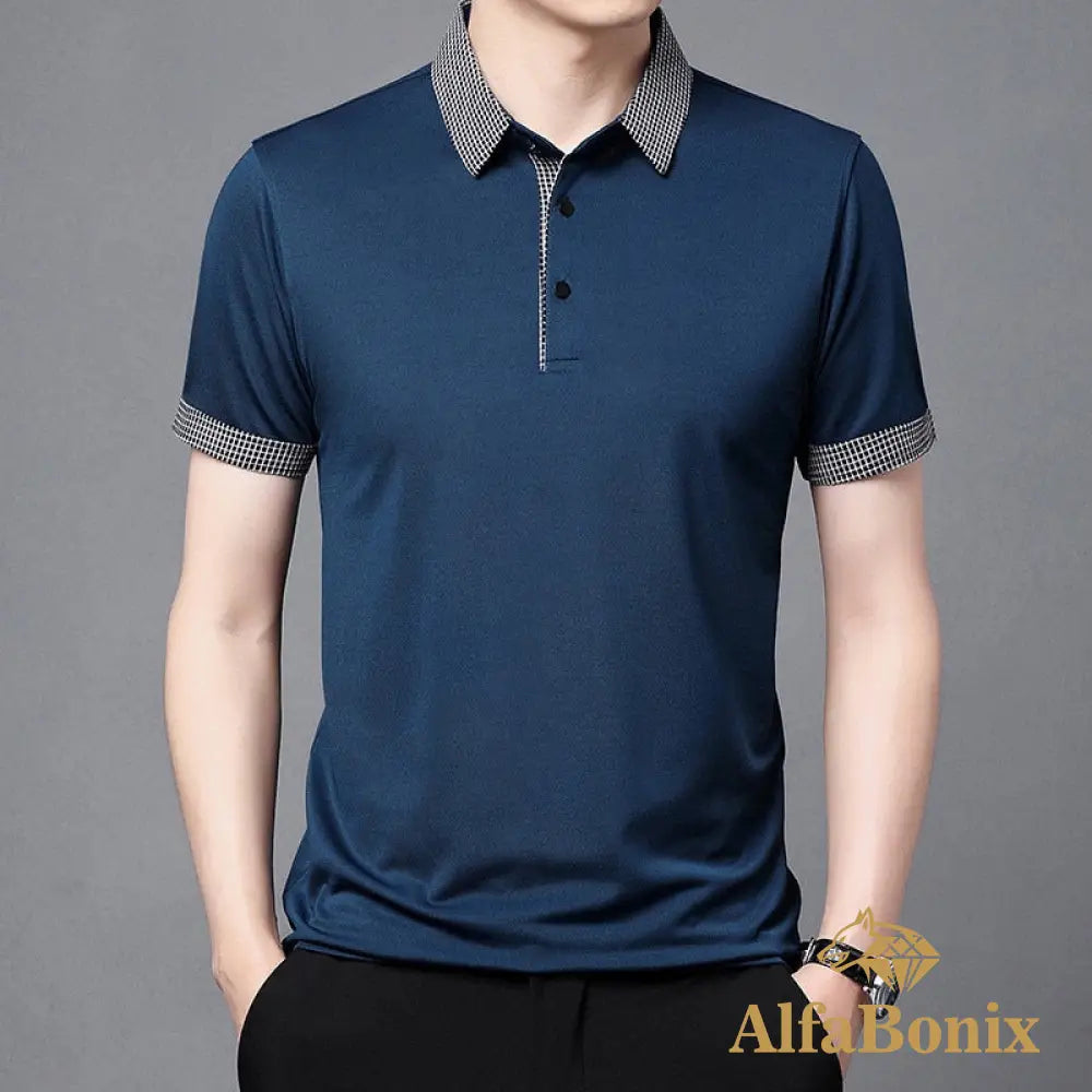 Camisa Polo Valentin Azul Marinho / P