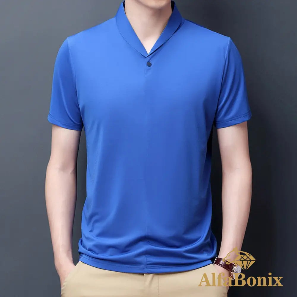 Camisa Polo Mani Azul / P