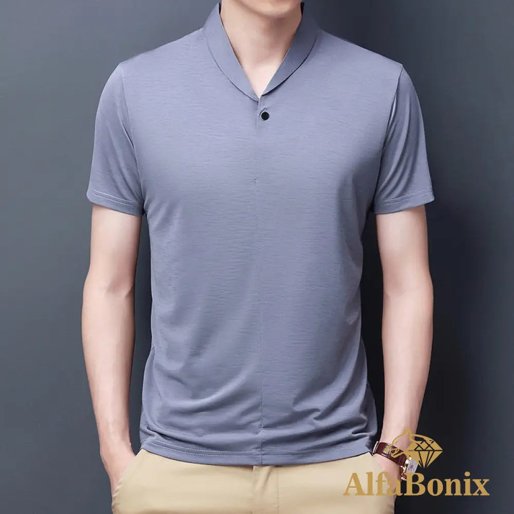 Camisa Polo Mani Cinza / P