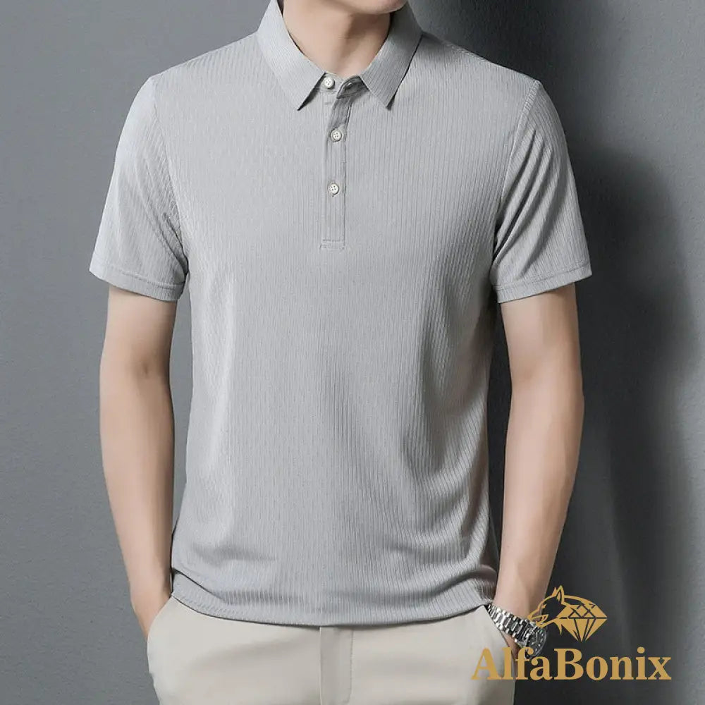 Camisa Polo Malik Cinza / P