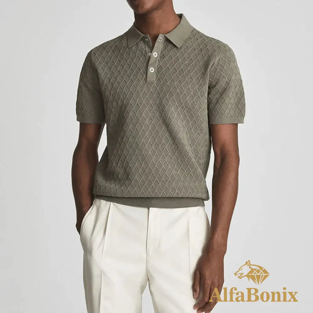 Camisa Polo Alfabonix Slim Stretch