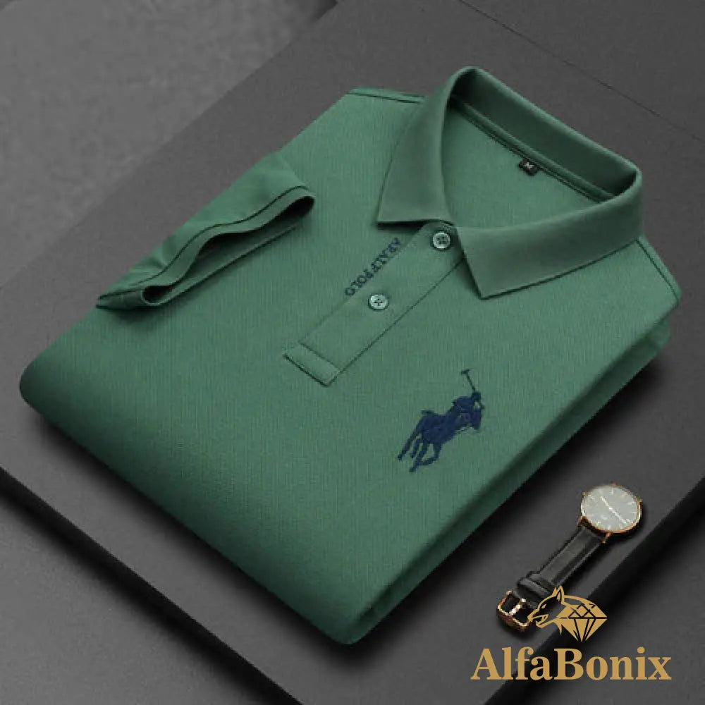 Camisa Polo Ralph Alfabonix Verde / PP Camisa Polo Ralph Alfabonix