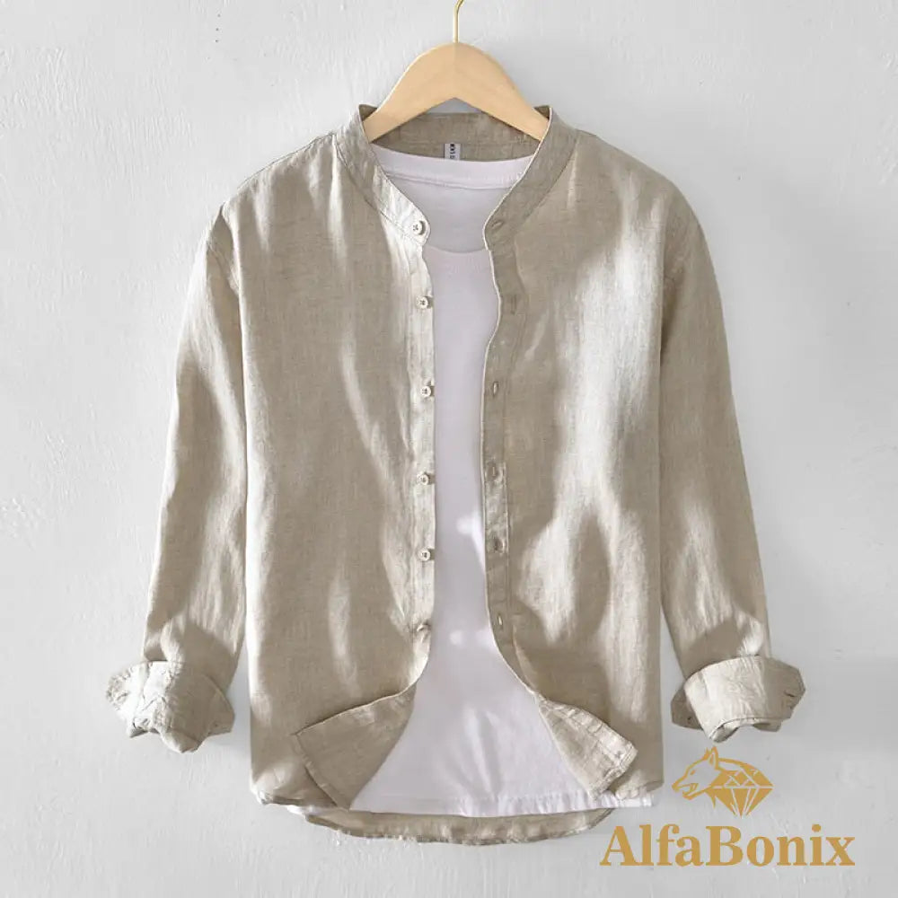 Camisa Samicce Itapecerica® Caqui / Pp Camisetas E Tops