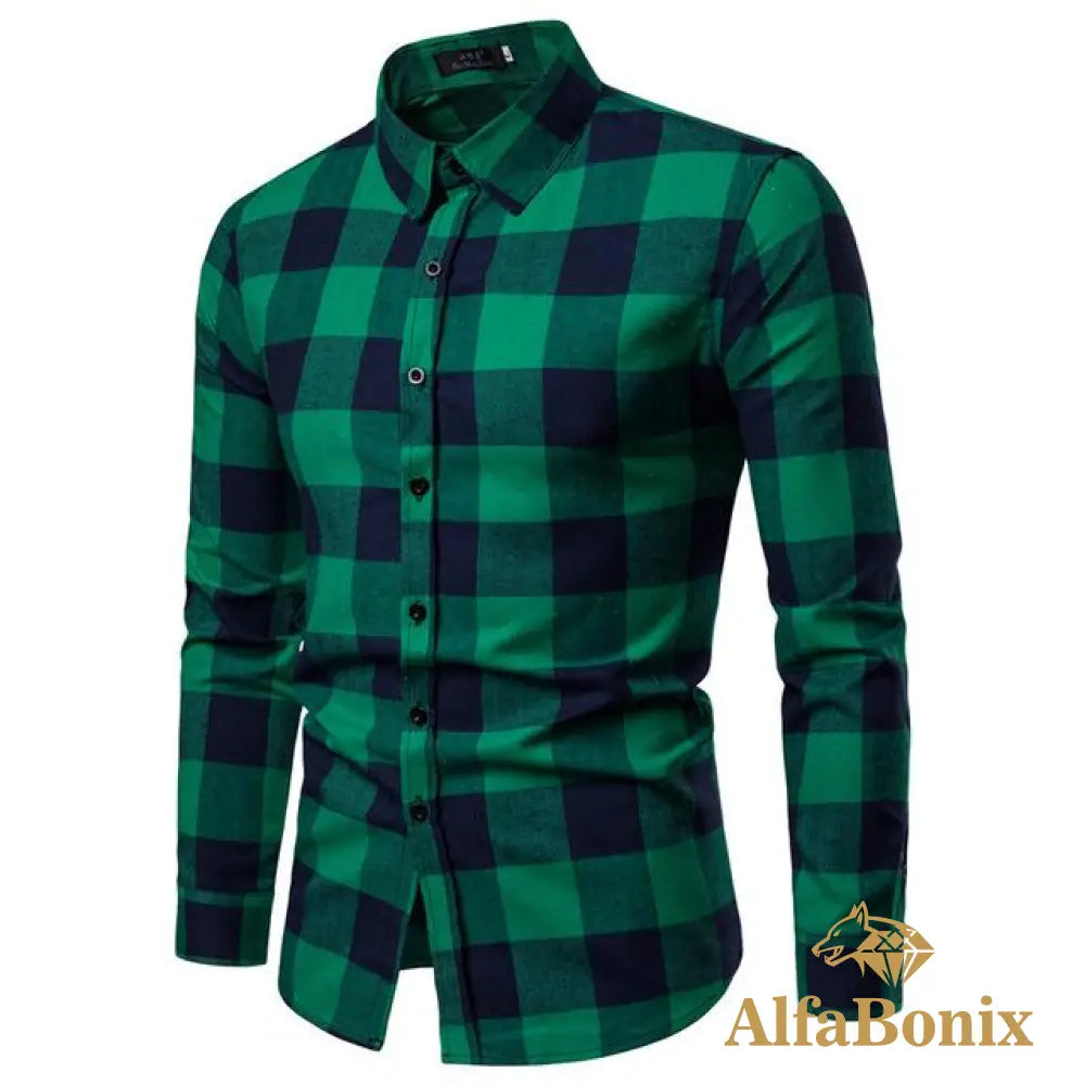 Camisa Social Found Verde / P