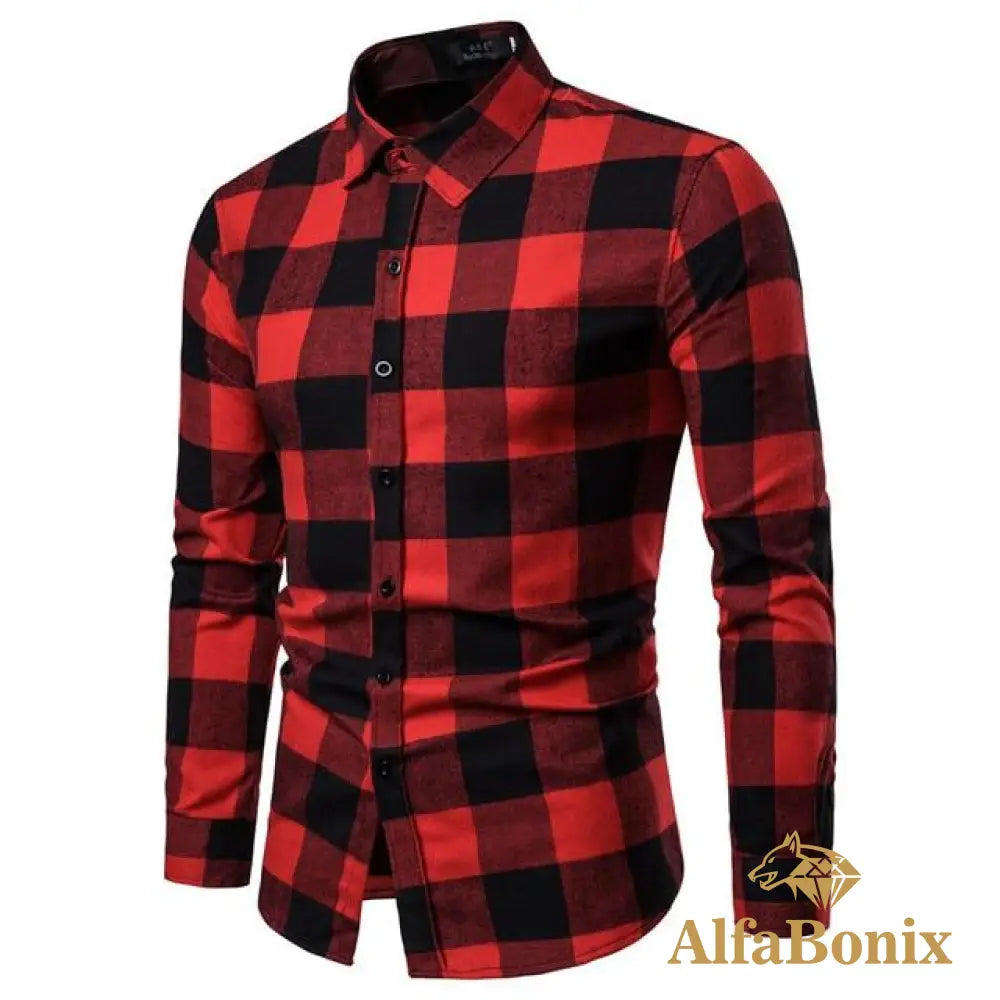 Camisa Social Found Vermelho / P