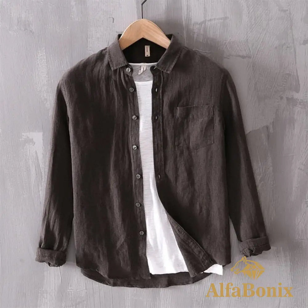 Camisa Samicce Ibirapuera® Cinza Escuro / Pp Camisetas E Tops