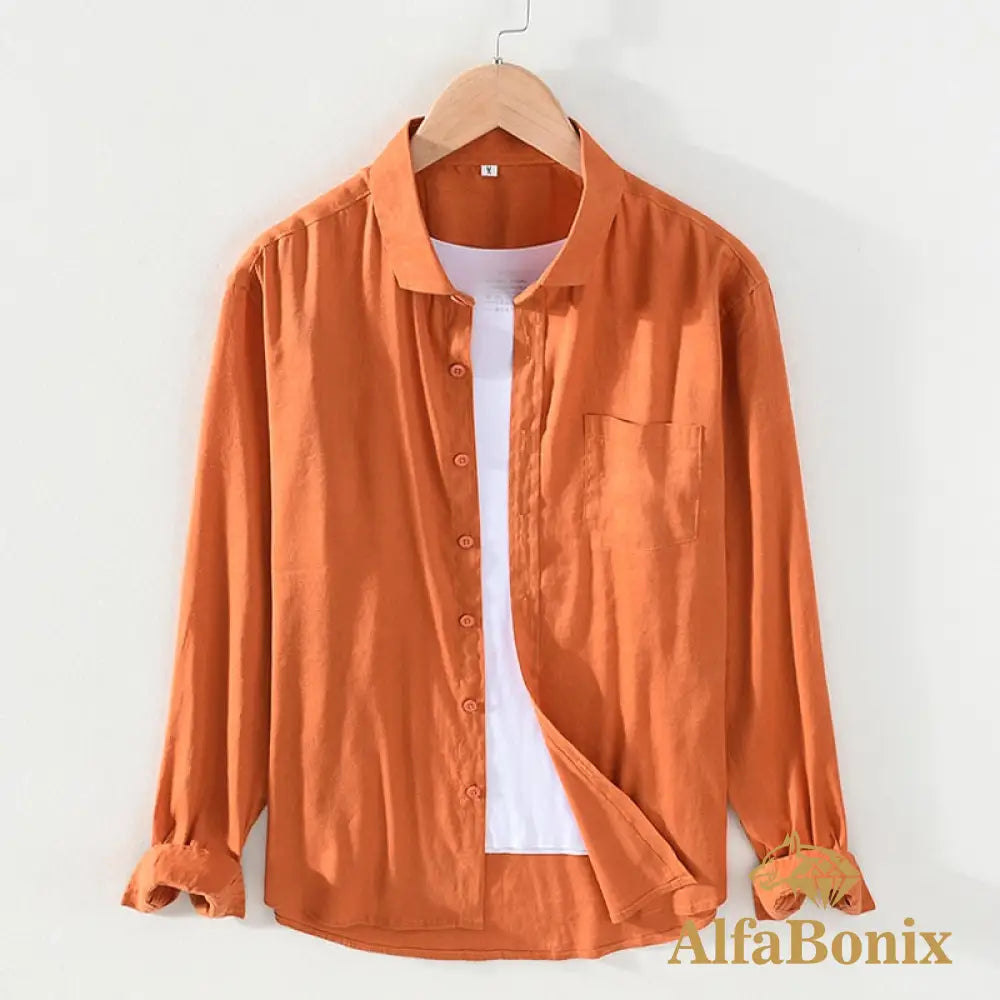Camisa Samicce Cristovão® Laranja / Pp Camisetas E Tops
