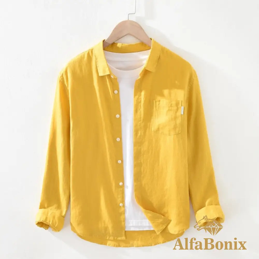 Camisa Samicce Itapuama® Amarelo / Pp Camisetas E Tops