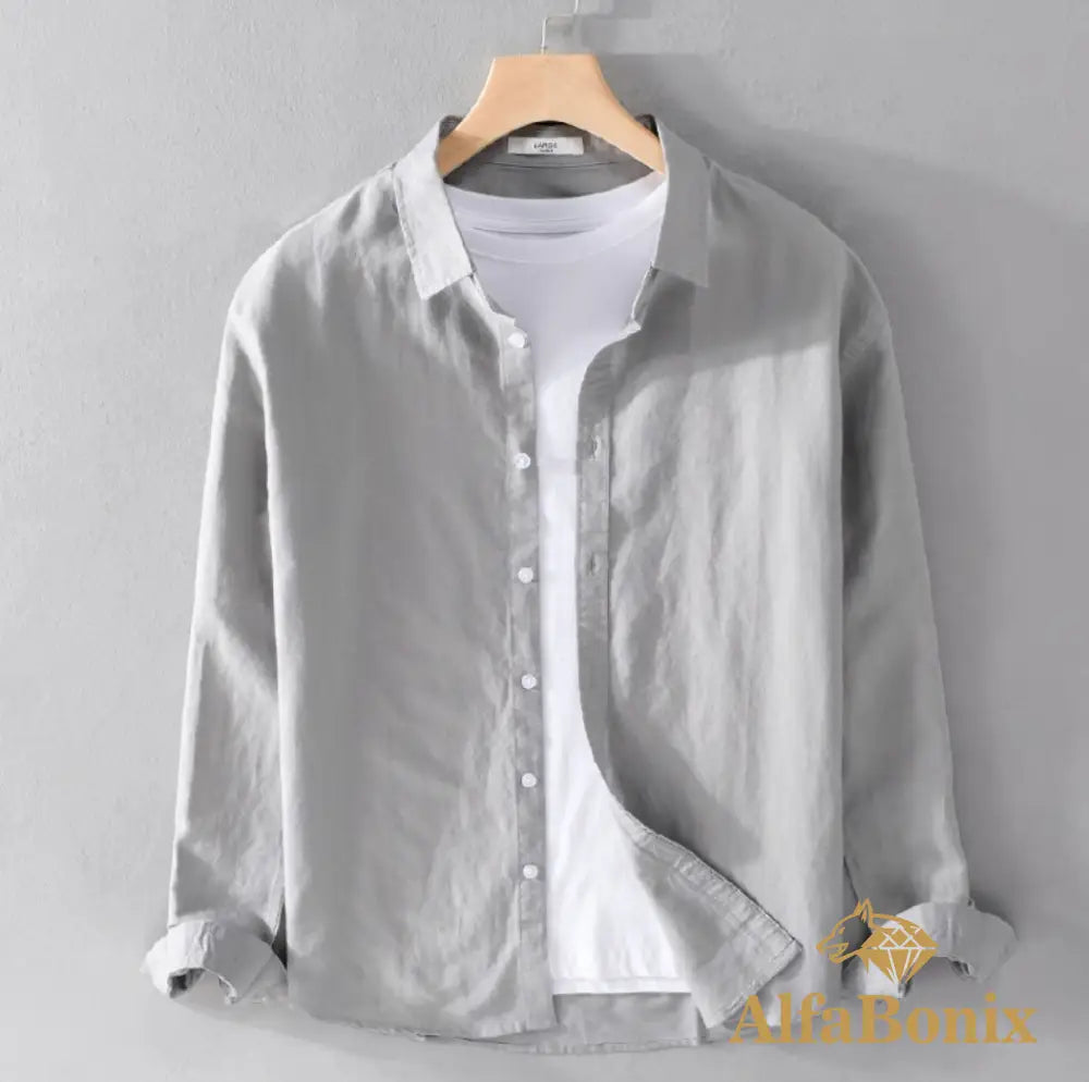 Camisa Samicce Conrado® Cinza / Pp Camisetas E Tops