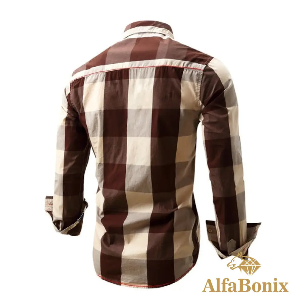 Camisa Social Plaid