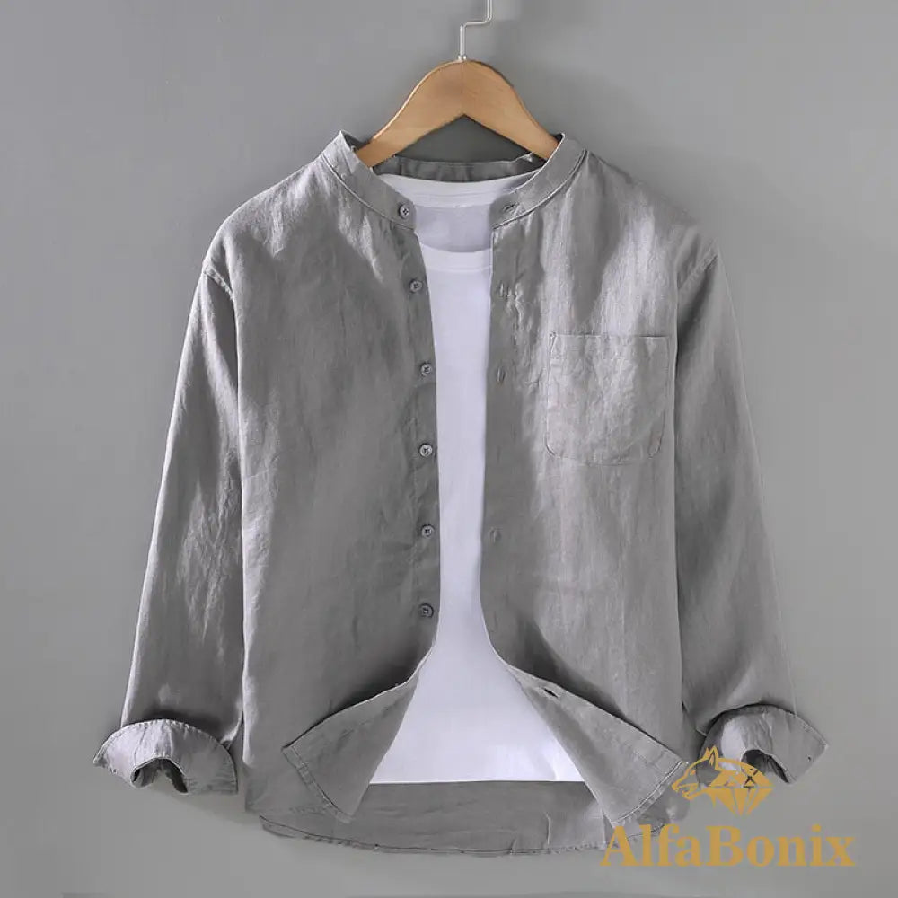 Camisa Samicce Iturama® Cinza / Pp Camisetas E Tops